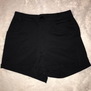 Lululemon Athletica Black High Waisted Shorts